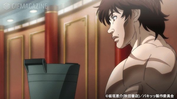 アニメ 範馬刃牙 公式 14kgの砂糖水 範馬刃牙復活ッッ バキ バキアニメ