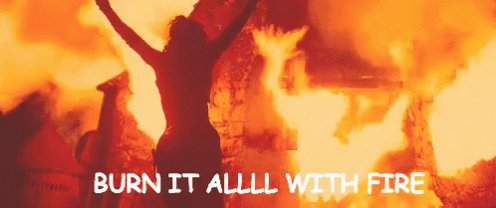 Burn It Alllll With Fire GIF