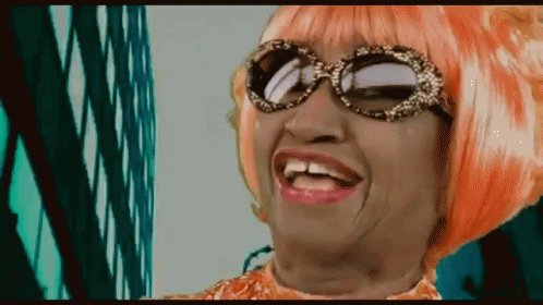 Celia Cruz Grita Azúcar GIF