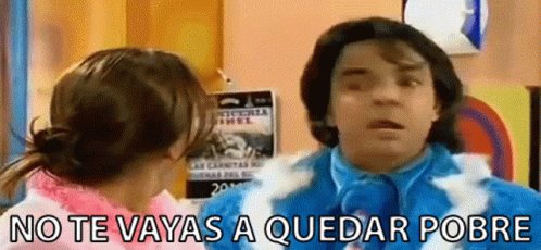 No Te Vayas AQuedar Pobre Ludovico Peluche GIF