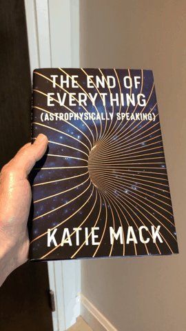 A gif of my book being wave...