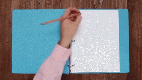 Writing Left Handed GIF