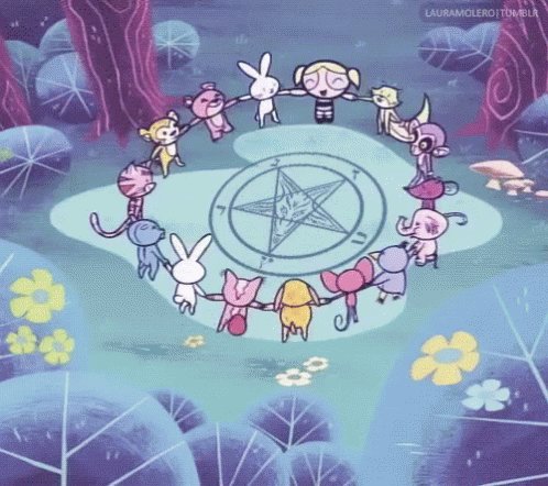 Powerpuffgirls Pentagram GIF