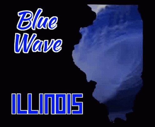Blue Wave Water GIF