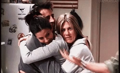 Group Hug Friends GIF