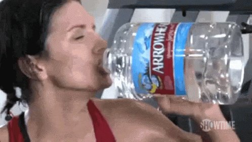 Chug Water GIF