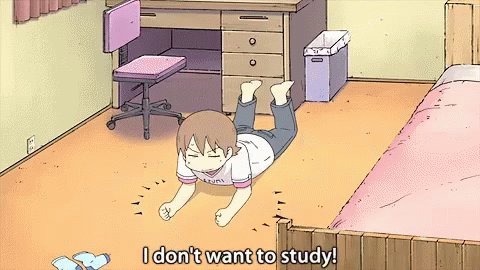 I Don't Want To Study GIF