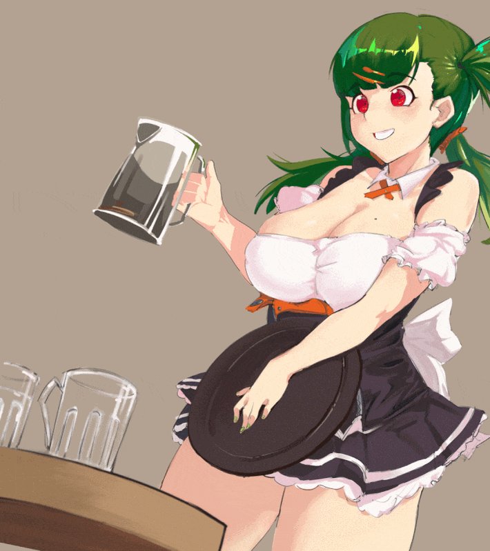 Fat maid shower drunk