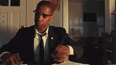 Malcolm X Angry GIF