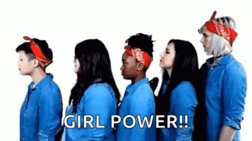 Girl Power Lets Go GIF