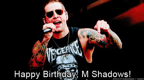 Happy 39th birthday to a legend in the community, M. Shadows of 
