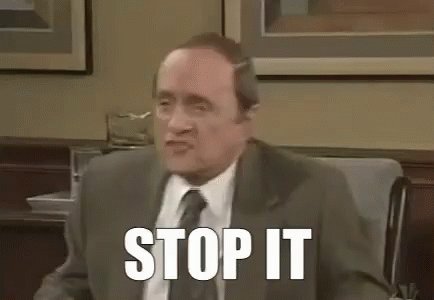 Bob Newhart Stop GIF