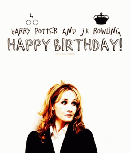  La mejor saga de todas!!!  Happy birthday Harry Potter  y a J.K Rowling 