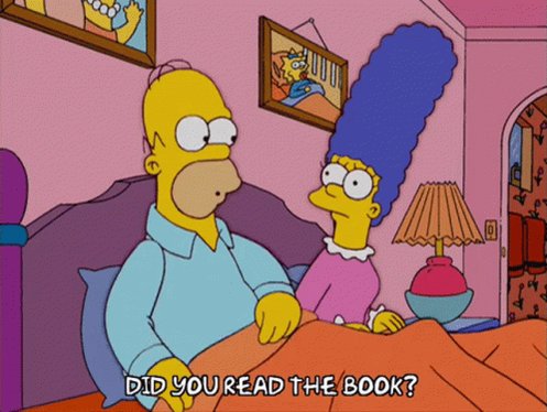 Reading Homer Simpson GIF