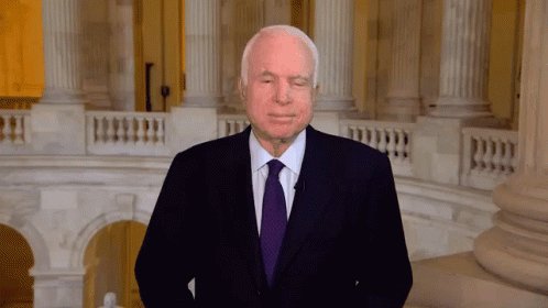 John Mccain Blinking GIF