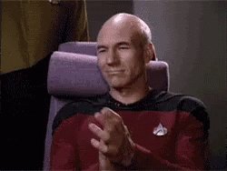 Patrick Stewart Captain Picard GIF