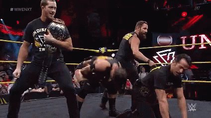 *Undisputed ERA appreciation tweet*
With UE back in action for the @WWENXT #TagTeamTitles TONIGHT, drop your favorite Undisputed GIFs involving @AdamColePro @roderickstrong @KORcombat & @theBobbyFish ⬇️⬇️⬇️⬇️ https://t.co/RP9qQeUgmQ