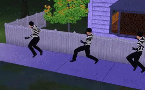 Parade Of Thieves - The Sims GIF