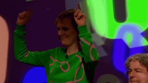 Happy Bbc GIF by The QI Elves