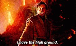 Star Wars IHave The High Ground GIF