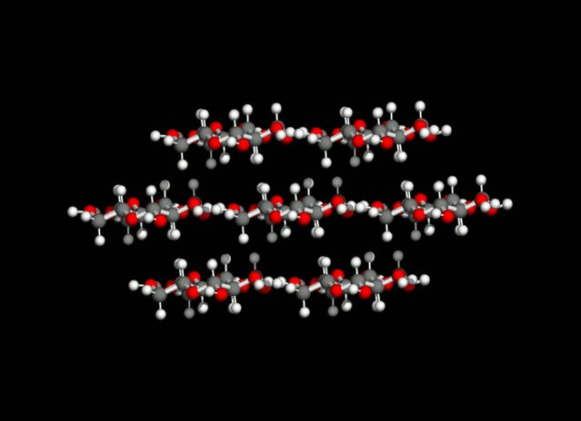 Structure de la cellulose I...