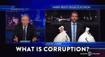 Jon Stewart What Is Corruption GIF