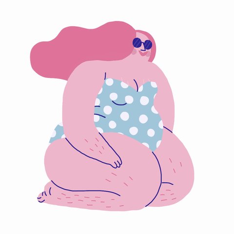 Fat Girl Summer GIF by Mari...