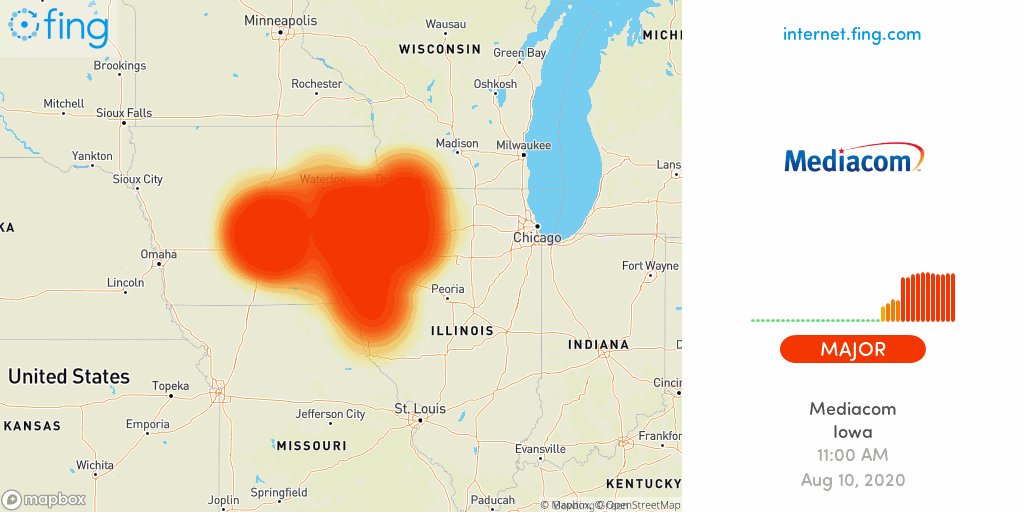 Fing Alert on Twitter "💥😡 Major outage ongoing 