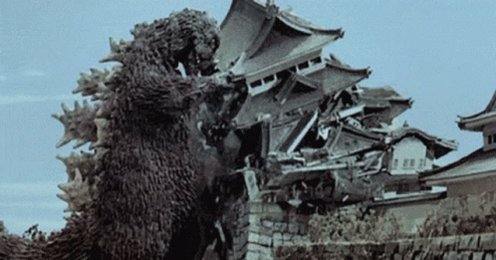 Godzilla Destroy GIF