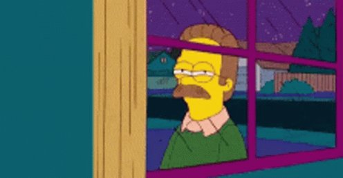 Serious Flanders GIF