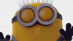 Minion Kiss GIF