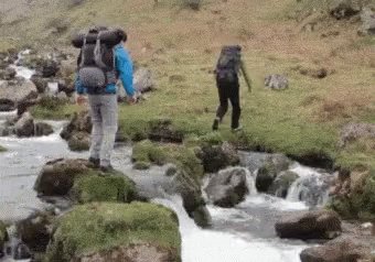 Hiking Camping GIF