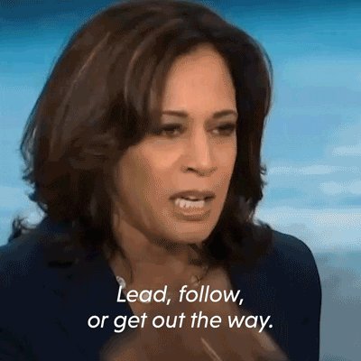 Get Out Follow GIF by Kamala Harris