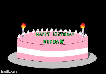 Happy Birthday to Jordan Sweeto, hope you enjoy this GIF 