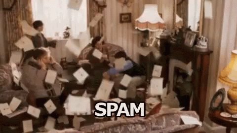 Lettere Spam Posta HarryPotter Hogwarts GIF