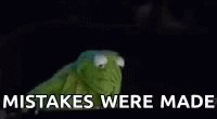 Kermit The Frog Mistakes Were Made GIF