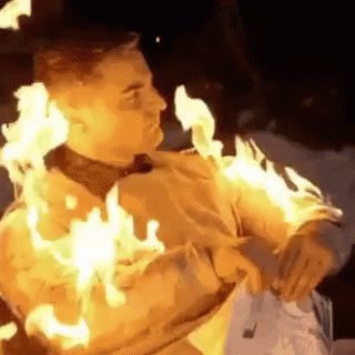 On Fire So Hot GIF