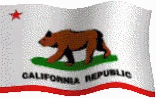 California Flag GIF