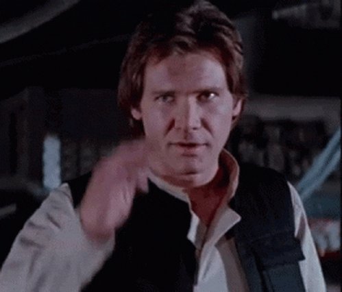 han solo salute GIF