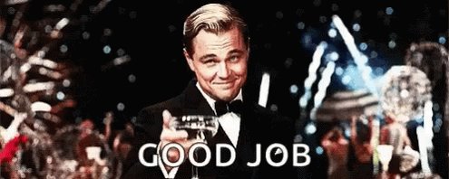 Good Job Leonardo Di Caprio GIF