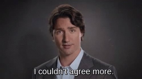 Justin Trudeau ICouldnt Agree More GIF