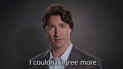 Justin Trudeau ICouldnt Agree More GIF