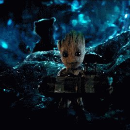 Baby Groot Running GIF