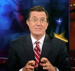 Stephen Colbert Good Luck GIF