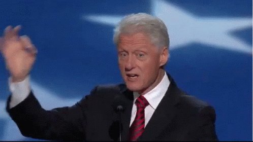 Bill Clinton Zero GIF