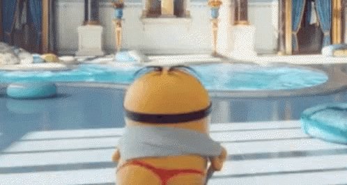 Butt Minion GIF