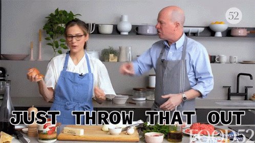 Just Throw That Out Food52 GIF