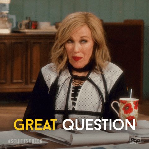 Pop Tv Question GIF by Schitt's Creek