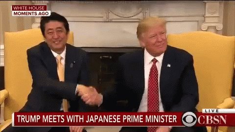 Handshake Eyeroll GIF