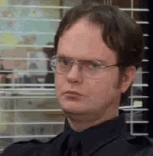 Eyeroll Dwight GIF